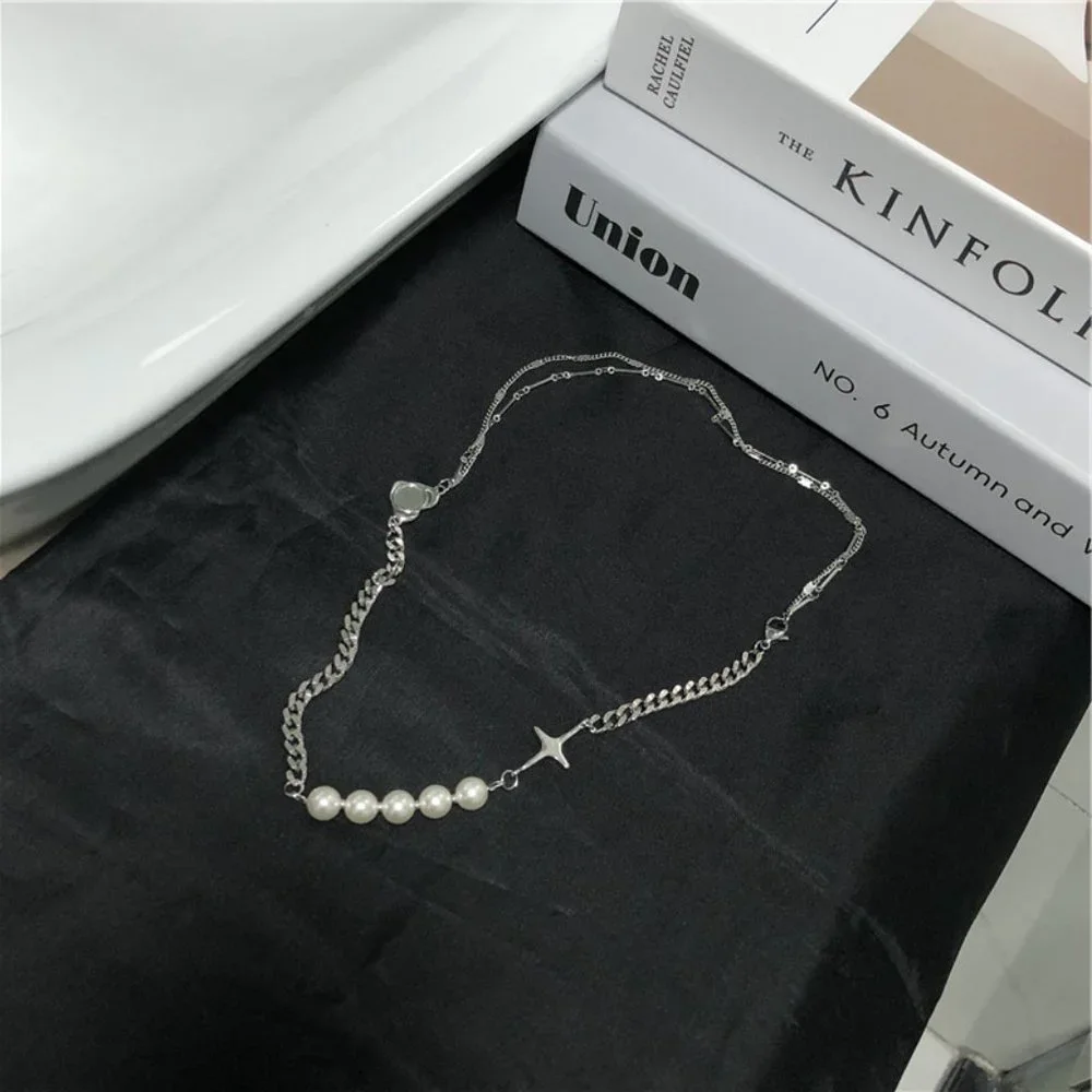Star and Pearls Necklace - Picture 4 of 9